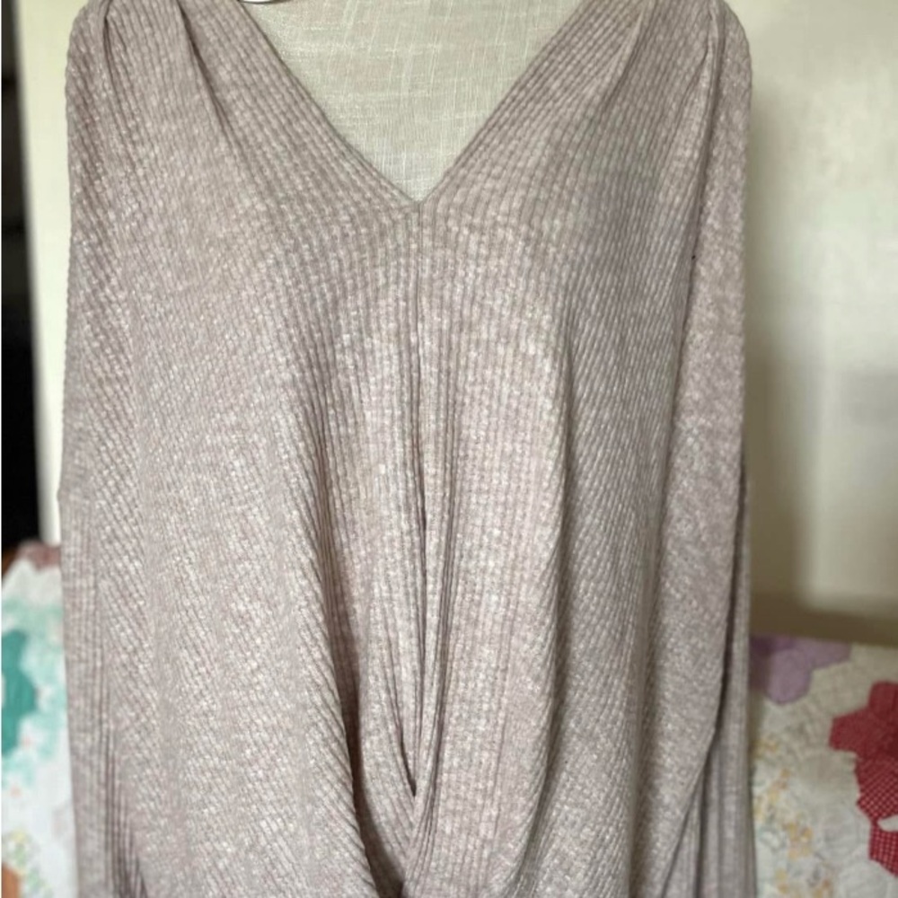 Cozy Knit V-Neck Sweater